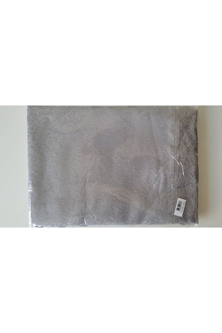 Gülce Dantelli Masa Örtüsü Gri 160X220
