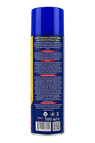 Ebrayn Etiket Ve Yapışkan Sökücü Sprey 500 Ml