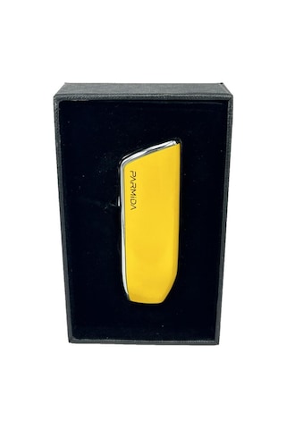 Parmida 3 Jet Torch Puro Çakmağı Sarı Metal