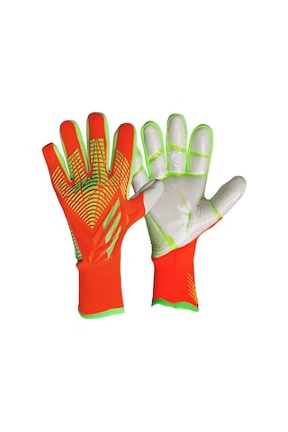 Yetişkin Kaleciler ve Çocuk Oyunları İçin Profesyonel Kaleci Futbol Eldivenleri - Turuncu