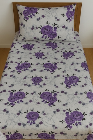 Algelsineve Leylak Rüyası Tek Kişilik Nevresim Takımı - Mor Mor