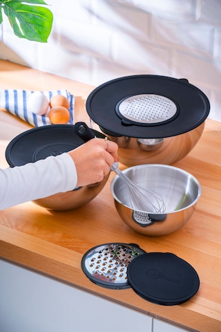 Acar Karat 17120 Çelik Rendeli 9 Parça Karıştırma Kabı