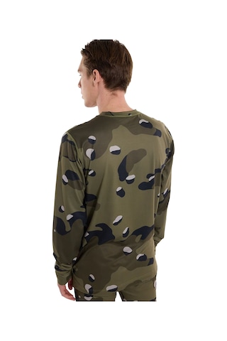 Burton Burton Cre Eck Erkek Yeşil İçlik Üst Forest Moss Cookie Camo Haki