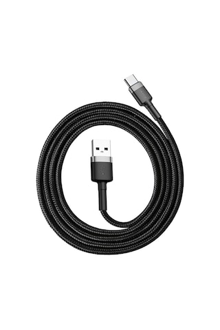 Baseus Cafule Type-C CATKLF-BG1 1 M Şarj Kablosu Siyah