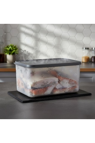 Lexroo No Frost Silikon Yumuşak Kapalı Saklama Kabı Dondurucu Ve Buzluk Saklama Kabı 3150 Ml Çok Renkli
