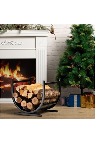 Secret Model Metal Şömine Odunluğu