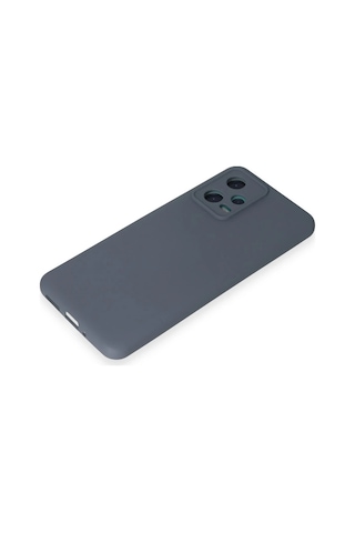 Newface - 319 - Xiaomi Redmi Note 12 5g Kılıf Nano İçi Kadife Silikon - Csmo-tex - - Gri