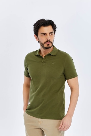Süvari Slim Haki Erkek Polo Yaka T-shirt Ts1014000474