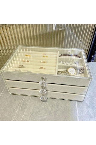 Kewendashiye Çok Katmanlı Çekmeceli Takı Organizatörü 001