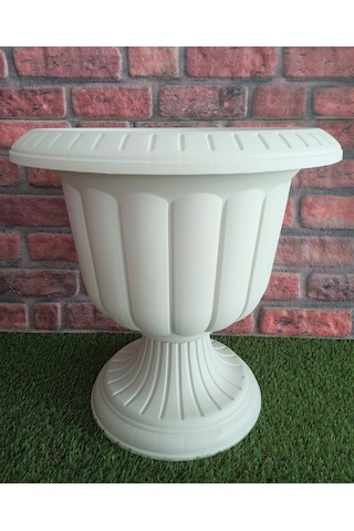 Nergis Saksı 25,3 Lt Dekoratif Saksı Balkon Saksısı Plastik Saksı