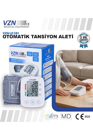 Vzn Ld-581 Type-C Girişli Dijital Tansiyon Aleti Kol Tipi Hızlı Ölçüm Hafızalı