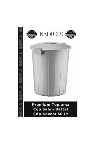 Premium Toplama Cop Salon Battal Çöp Kovası 60 Lt