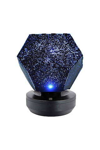 Geeroyoo Galaksı Yıldız Projeksiyonlu Bluetooth Müzik Çalarlı Gece Lambası, Uzaktan Kumanda, 7 Renk Led Yatak Odası Ve Parti Dekorasyon Jzr-gy