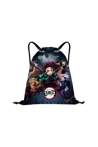 Sırt Çantası Tatil Hediyeler Çeşitli Stilleri Moda Sevimli Karikatür Anime Karakter Sırt Çantası Siyah