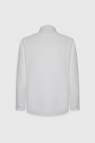 AC&Co / Altınyıldız Classics Ütülemesi Kolay Slim Fit Dar Kesim Klasik Yaka Pamuklu Erkek Gömlek Beyaz