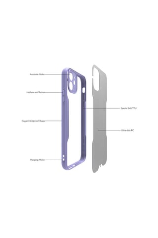 Apple Uyumlu iPhone 11 Tam Korumali Renkli Kenarli Parfe Kilif 517583843