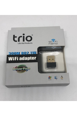 Trio 300 Mbps Nano Usb Wi-fi Adaptör