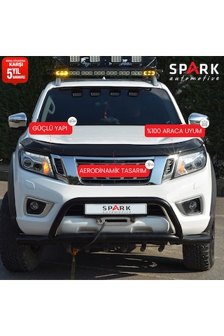 Nissan Navara 2016-2021 Yıl Aralığı Uyumlu Kaput Rüzgarlığı 3mm