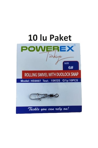 Powerex Hs9007 No:6 Klipsli Fırdöndü 10 Adet