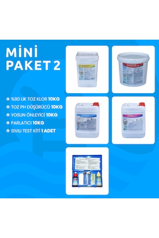 Havuz Bakım Seti Mini Paket 2 Havuz Bakım Seti Mini Paket 2