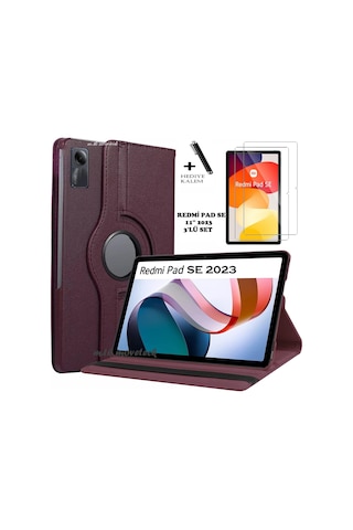 Xiaomi Uyumlu Redmi Pad Se 11 Inç Kılıf Kapaklı Stand Ekran Koruma Kalem
