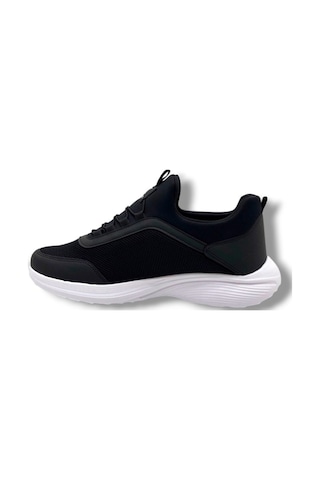 Luttoon 4194-26 Anorak Slip On Anatomik Erkek Sneaker Siyah Beyaz