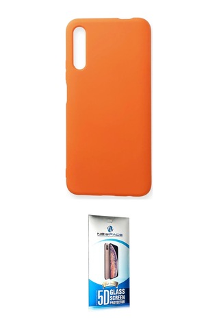Cep Huawei Uyumlu P Smart Pro / Y9s Kılıf Ahenk Serisi İkili Koruma Seti Najmaddin Sarı