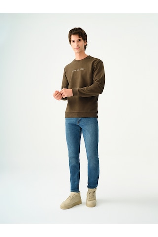 Erkek Sweatshirt Lf2037100 Lıght Khakı