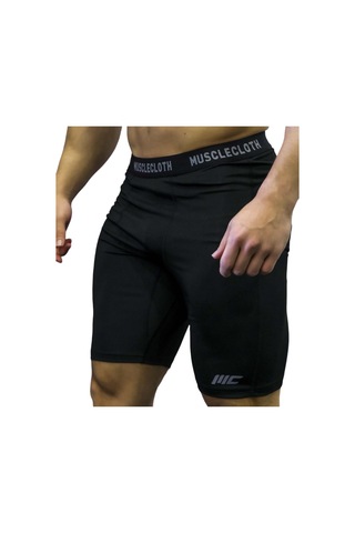 Musclecloth Training Erkek Şort Tayt Siyah SiYAH