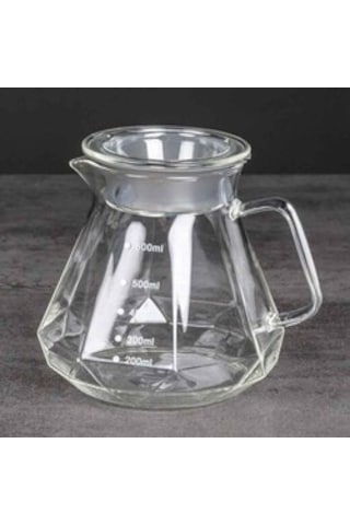 EPİNOX BOROSİLİKAT CAM KAHVE SÜRAHİSİ 600 ML (YKS-60)