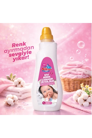 Nilem Sıvı Bebek Çamaşır Deterjanı 1000 Ml