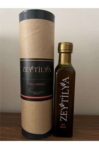 Tatlı Kırmızı Biberli Doğal Zeytinyağı 250 Ml