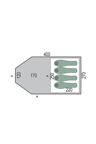 Pinguin Campus 4 Yeşil Çadır Yeşil