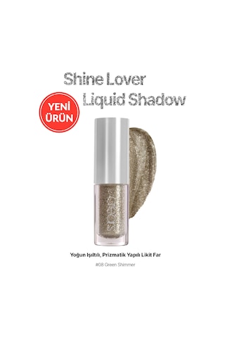 Cre'ars Shine Lover Liquid Shadow 08 Green Shimmer