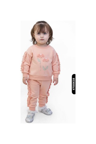 Xo Kids Kız Çocuk Eşofman Takım 9-24 Ay 52017 Somon