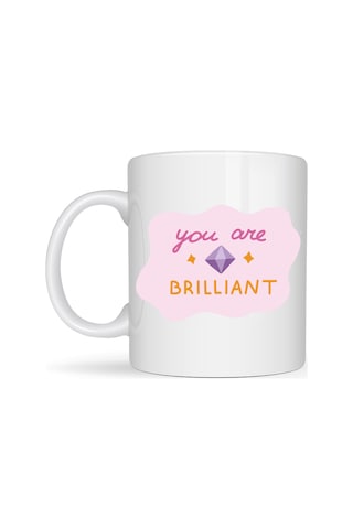 Bezos You Are Brilliant "sen Harikasın" Yazılı Porselen Kupa Model 149 Motivasyon Kupası Moral Veren Kahve Kupası Anlamlı Hediye Fikri Bezos1 Çok Renkli
