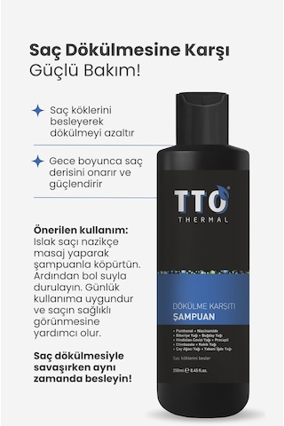 Tto Thermal Dükülme Karşıtı Şampuan 250 Ml Lansman Fiyatı