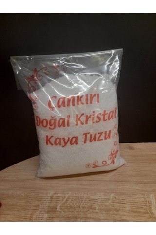 Çankırı Kristal Kaya Tuzu İri Taneli Salamura Ve Turşuluk Tuz 1 Kg