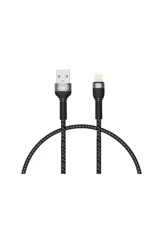 Shira Serisi Lightning Usb Kablo 30 Cm-Siyah
