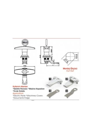 Sermak Kollu Kilit Enka448