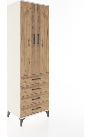 Hyperion Dolap 3 Raflı 4 Çekmeceli 2 Kapaklı 60x44x195 Aytaşı... Aytaşı