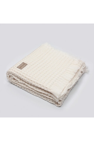 Bistyle Style Baby Pike Battaniye 110x110 70149 Ekru Ekru