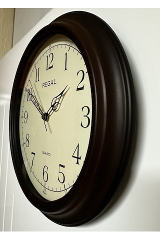 Regal 9103 A1 Ahşap Renk Klasik Duvar Saati (285572559) Ahşap