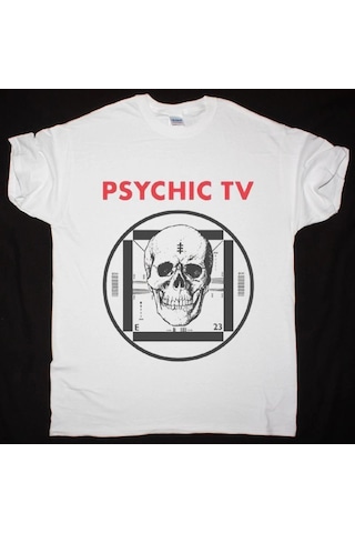 Tarzsokak Psychıc Tv Force The Hand Of Chance New Whıte T-shırt Beyaz