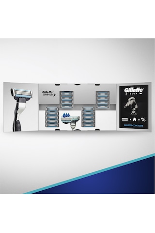 Gillette Mach3 Yedek Tıraş Bıçağı 18'li