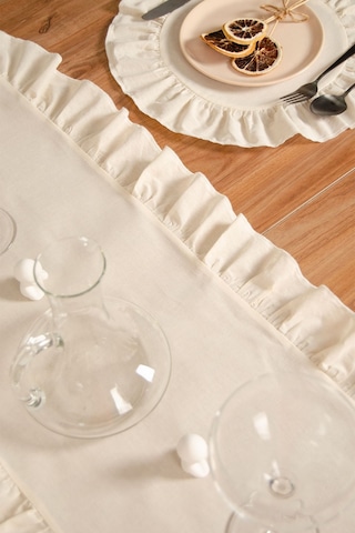 Keten Fırfırlı Runner 40 X 110 Cm - Ztrunner