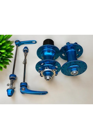 Forte Gt Xbyc 680 Bisiklet Hub Sesli Ön Arka Kaset Göbek Seti 32 Delik 6 Vida Qr Mandal Mavi