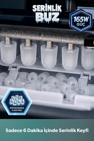 Homend IceBar X8 Hızlı Buz Yapma Makinesi