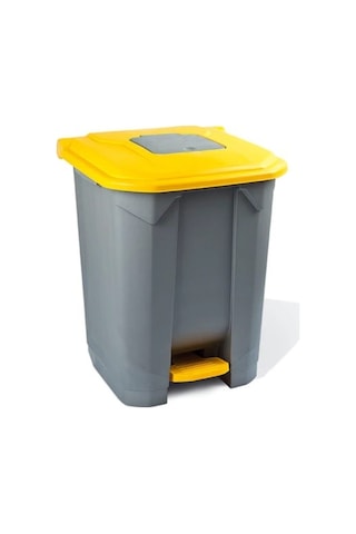 50 Lt Çift Kapak Pedallı Çöp Kovası 50 Lt Çift Kapak Pedallı Çöp Kovası