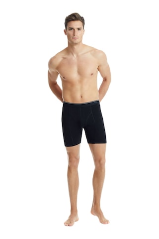 Blackspade Erkek Retro Büyük Beden Boxer Tender Cotton 9216 Siyah